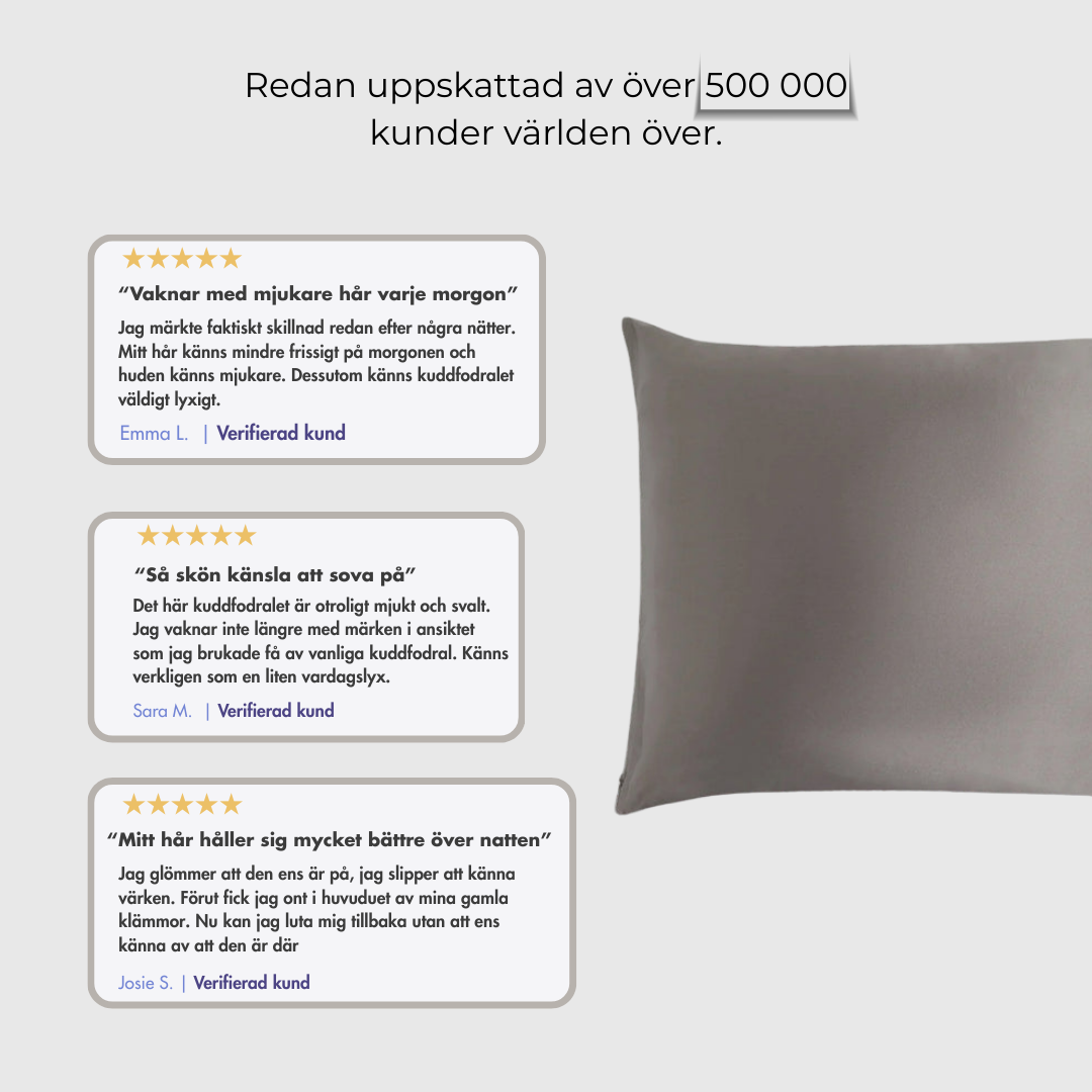 Premium Siden kuddfodral