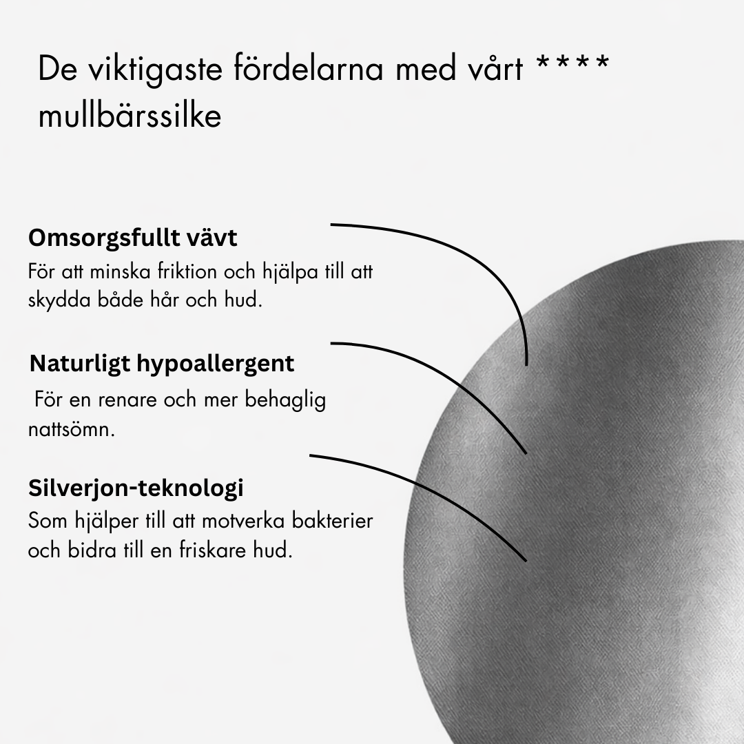 Premium Siden kuddfodral